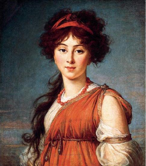 Elisabeth LouiseVigee Lebrun Varvara Ivanovna Narishkine nee Ladomirsky china oil painting image